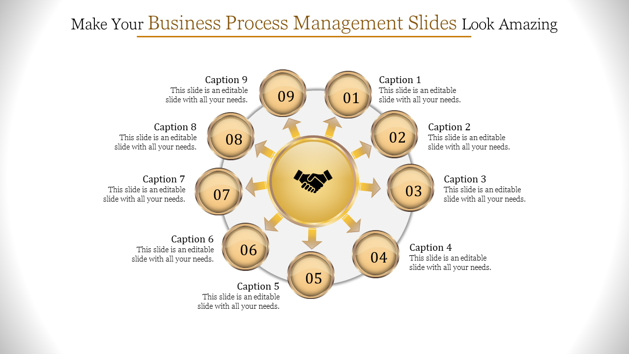 Free - Customized Business Process Management Slides Design